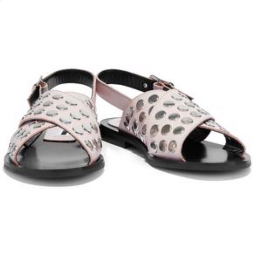 EUC Alexander McQueen Blush Pink Studded Sandals